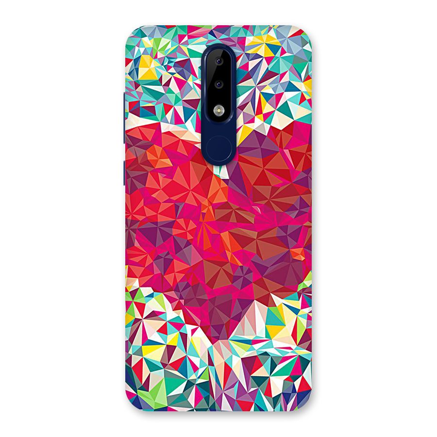 Scrumbled Heart Back Case for Nokia 5.1 Plus
