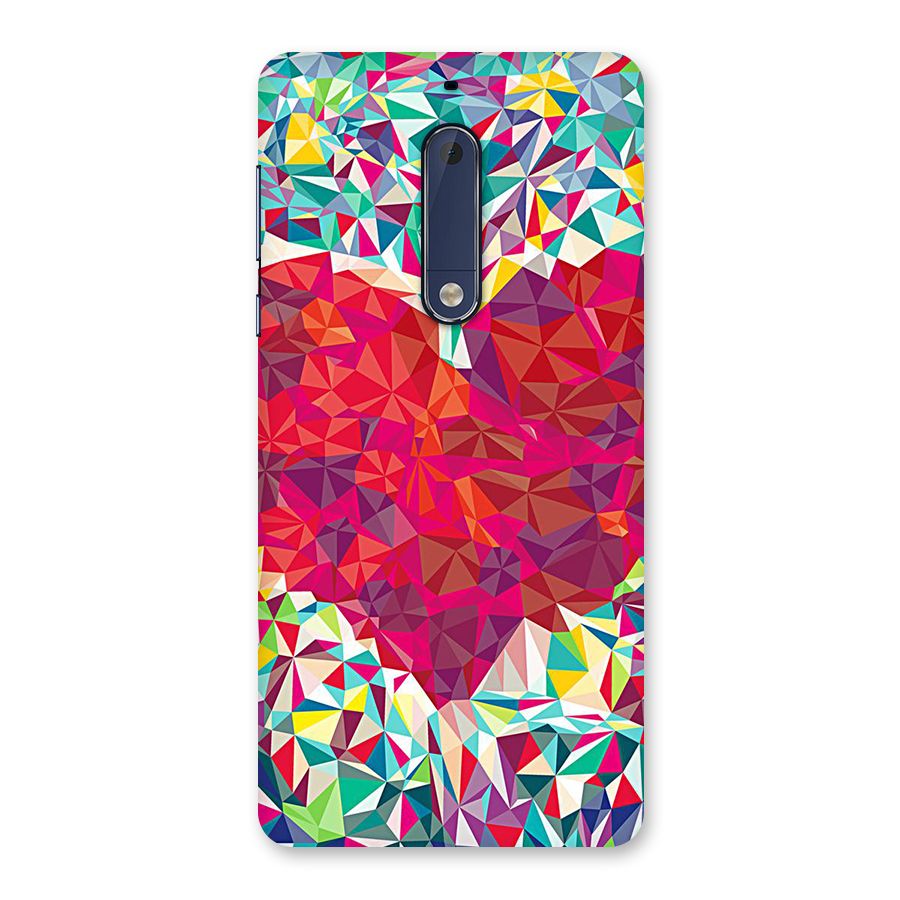 Scrumbled Heart Back Case for Nokia 5