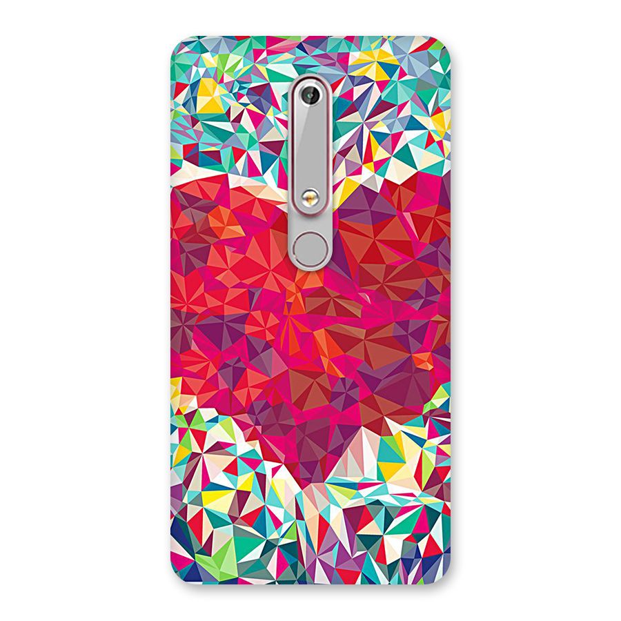 Scrumbled Heart Back Case for Nokia 6.1
