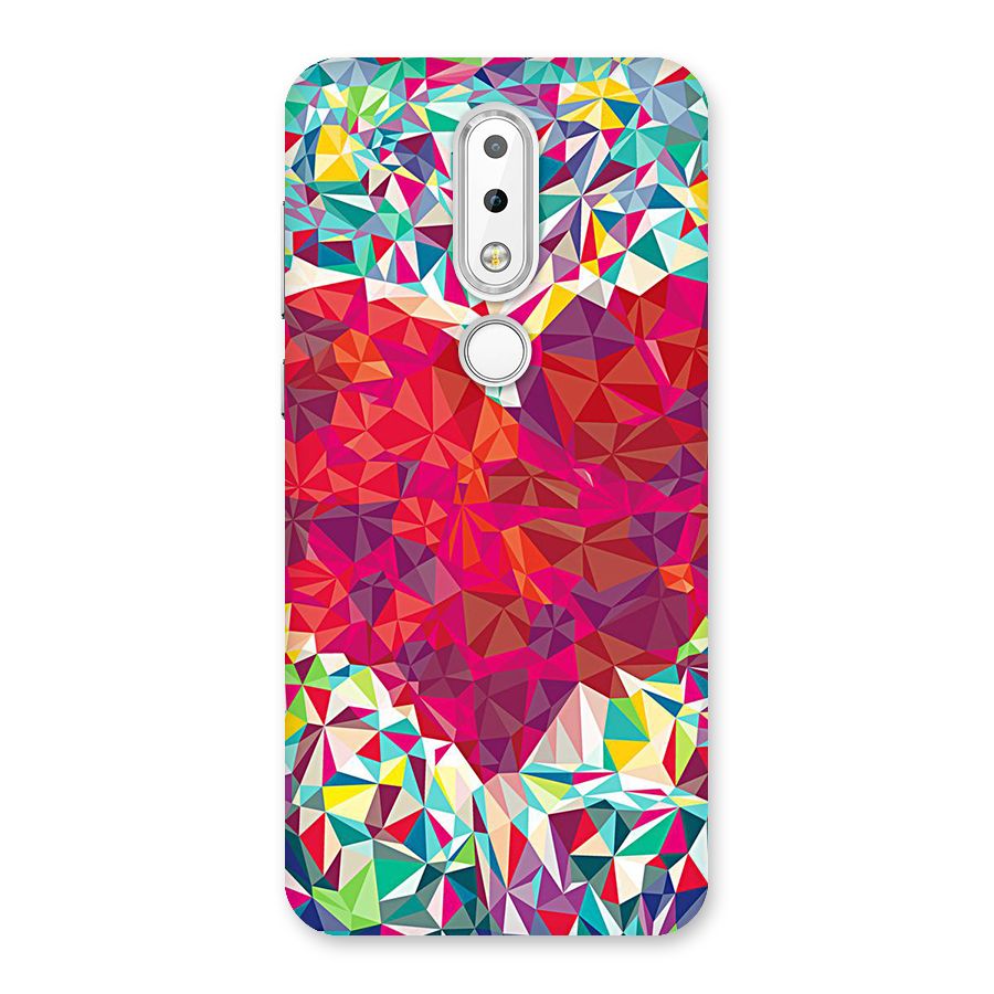 Scrumbled Heart Back Case for Nokia 6.1 Plus