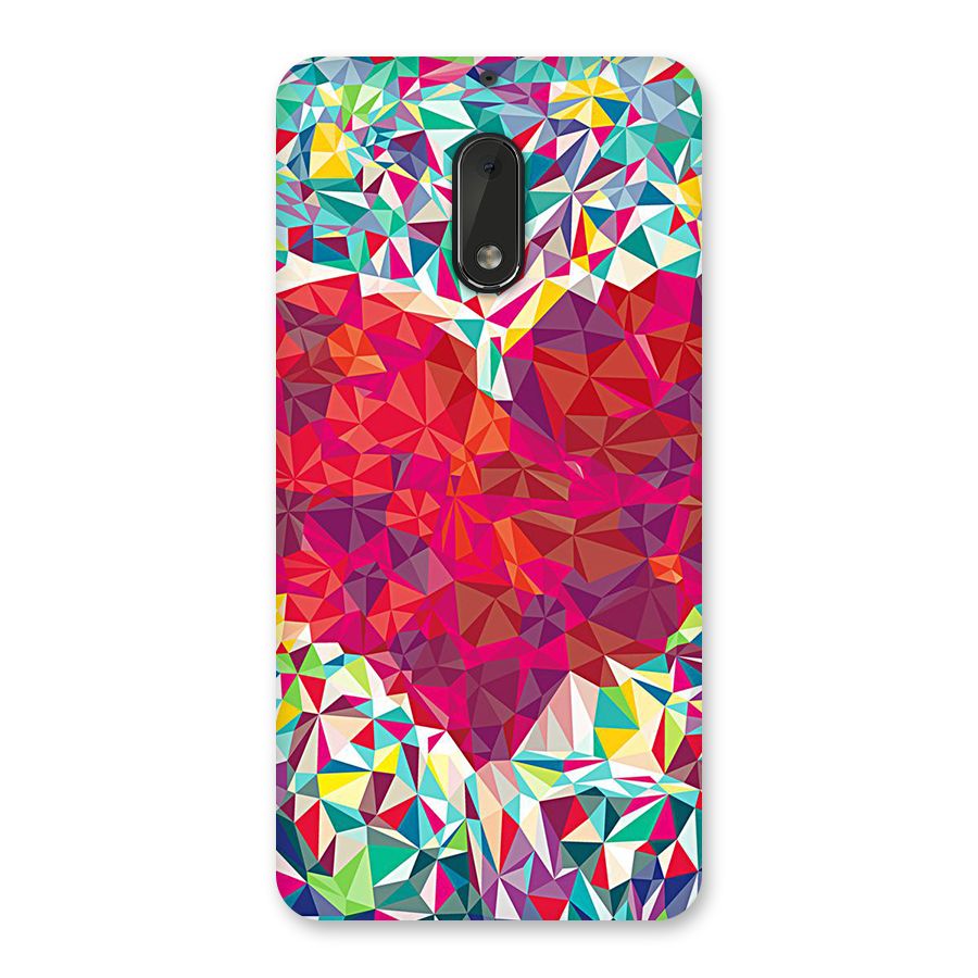 Scrumbled Heart Back Case for Nokia 6