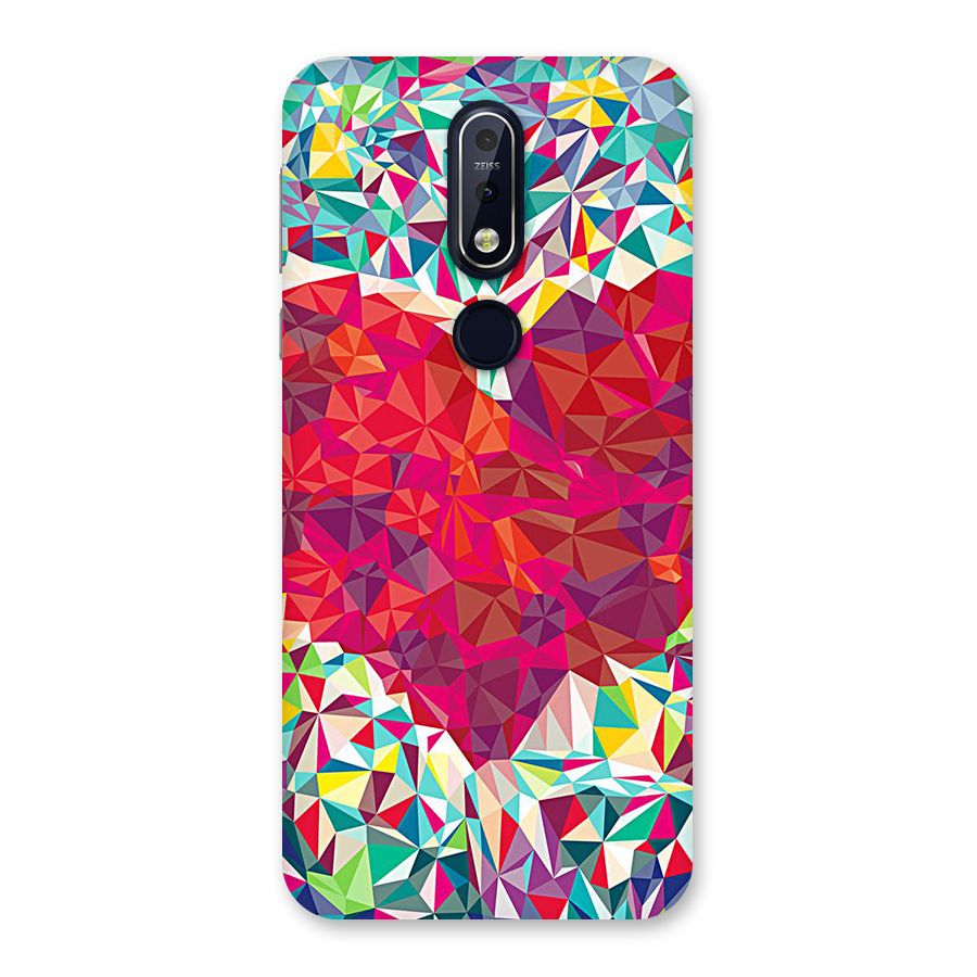 Scrumbled Heart Back Case for Nokia 7.1