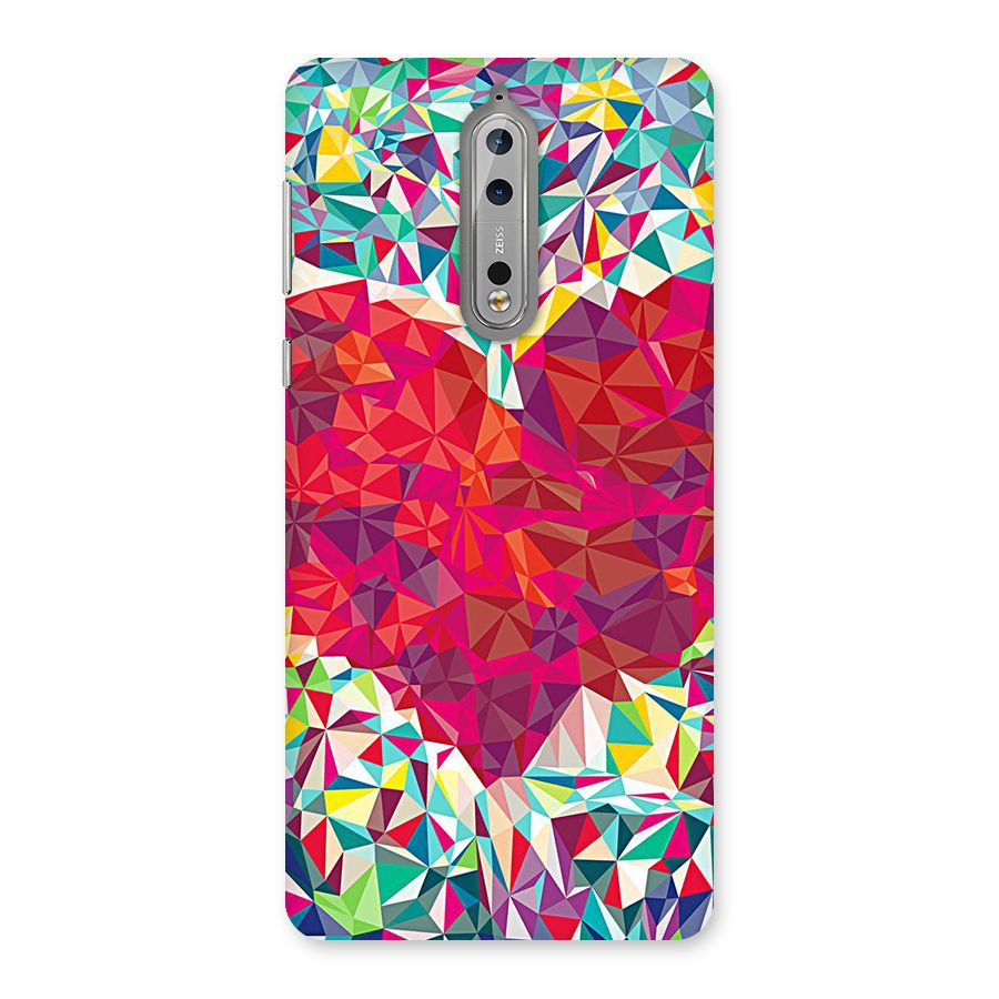 Scrumbled Heart Back Case for Nokia 8