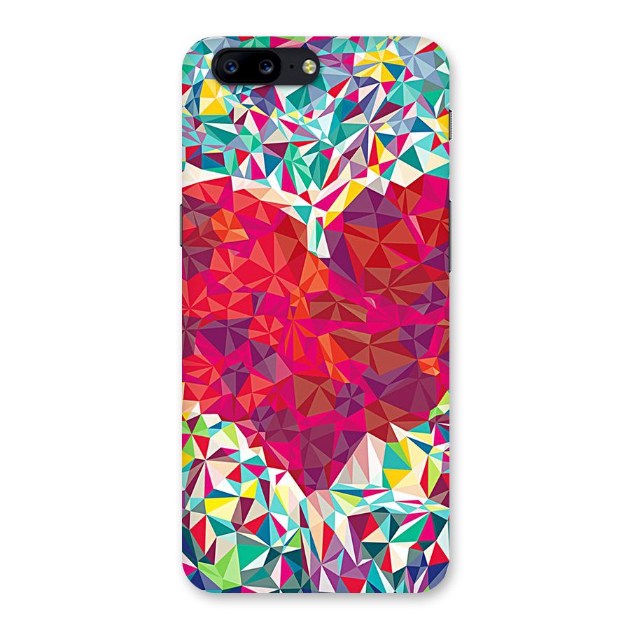 Scrumbled Heart Back Case for OnePlus 5