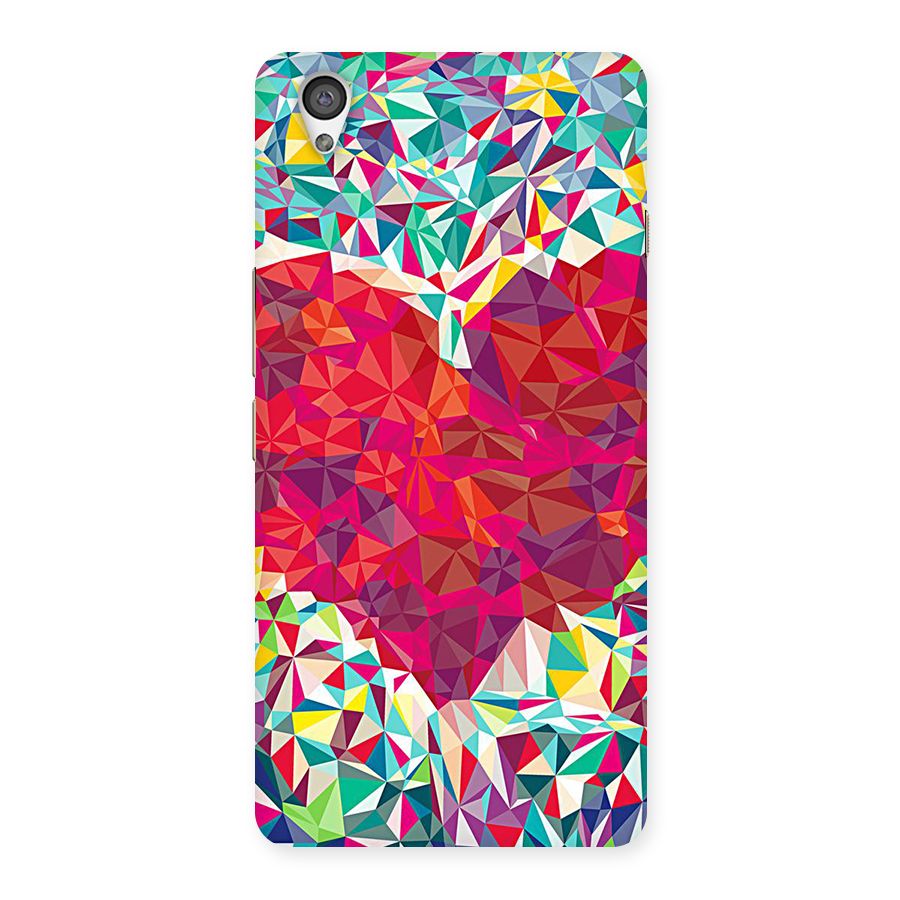 Scrumbled Heart Back Case for OnePlus X