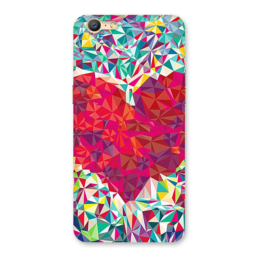 Scrumbled Heart Back Case for Oppo A57