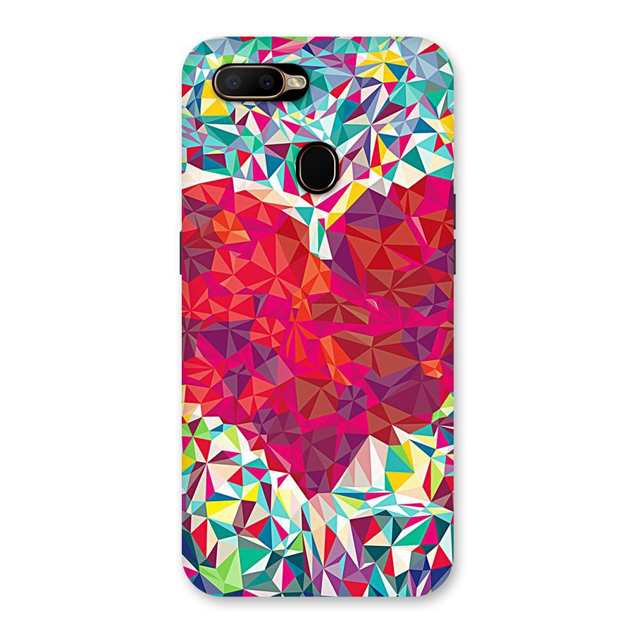 Scrumbled Heart Back Case for Oppo A5s