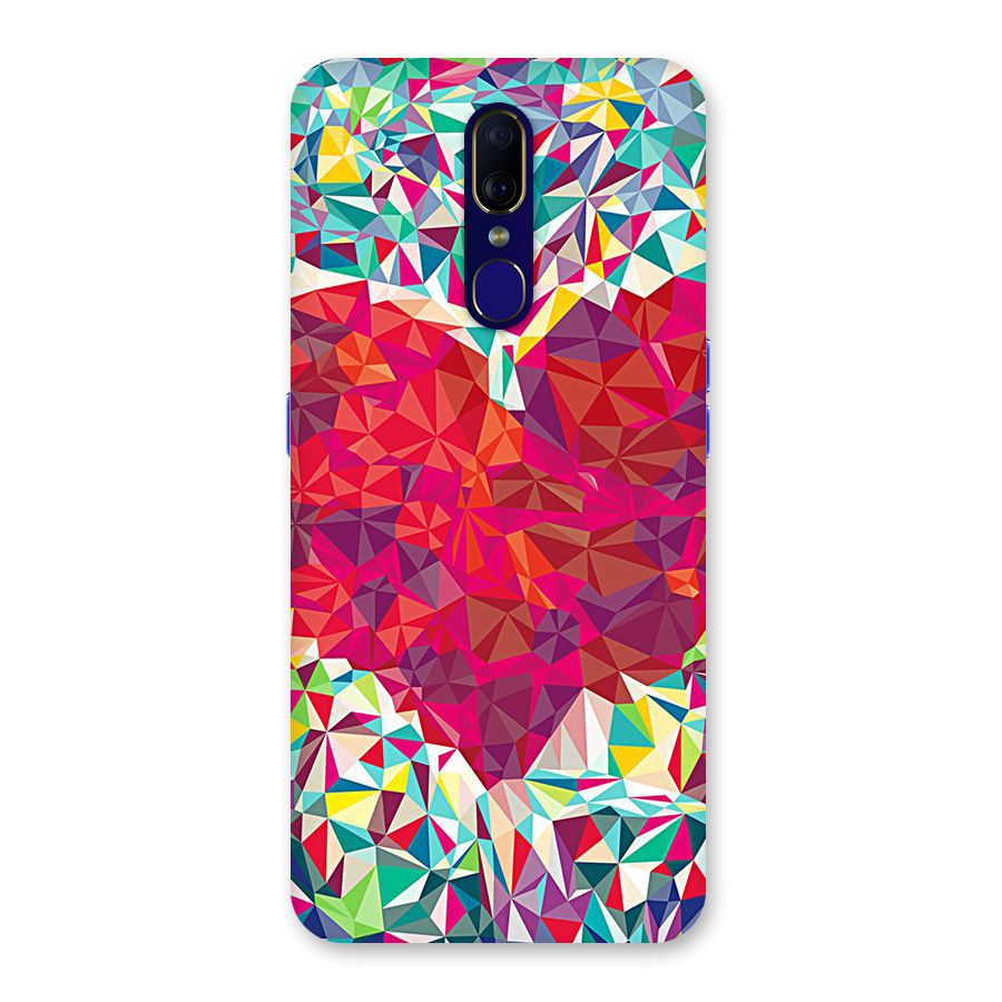 Scrumbled Heart Back Case for Oppo A9