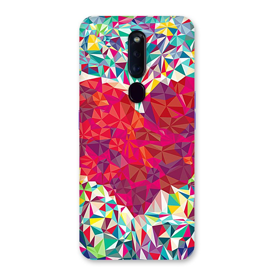 Scrumbled Heart Back Case for Oppo F11 Pro