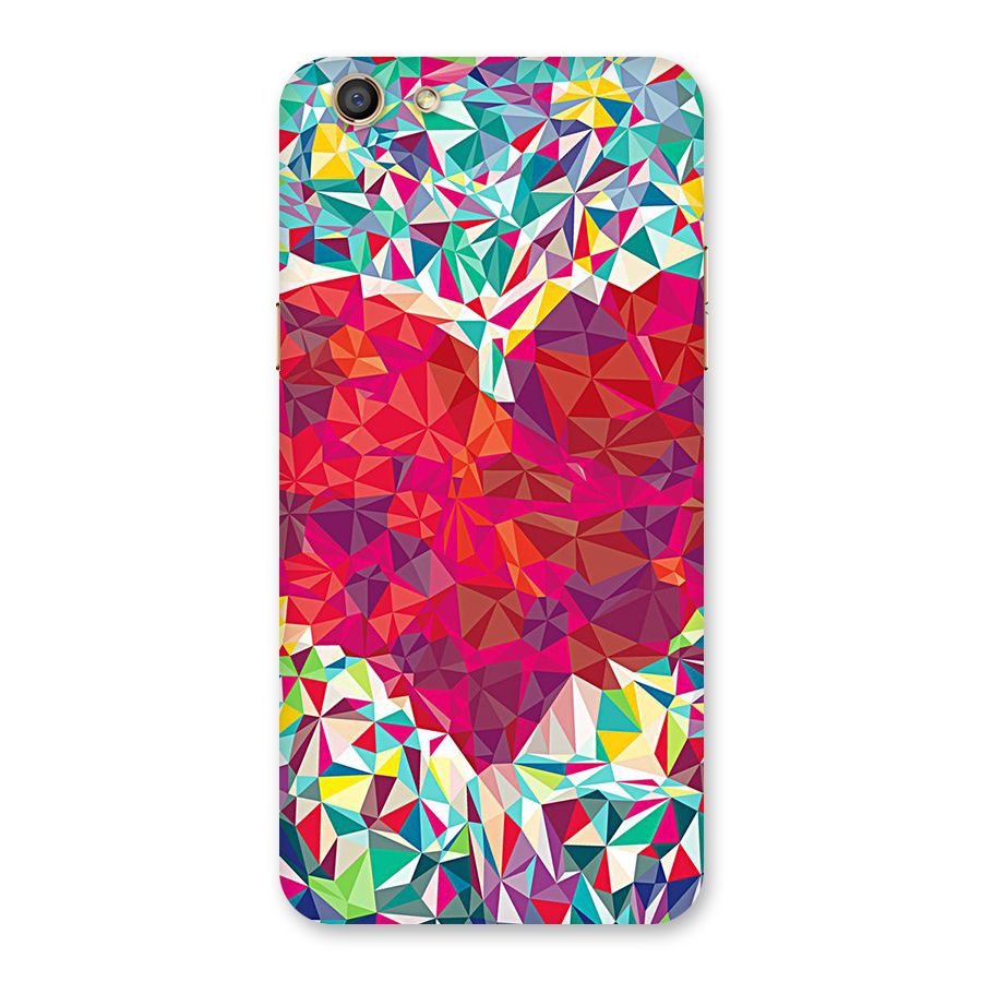 Scrumbled Heart Back Case for Oppo F3