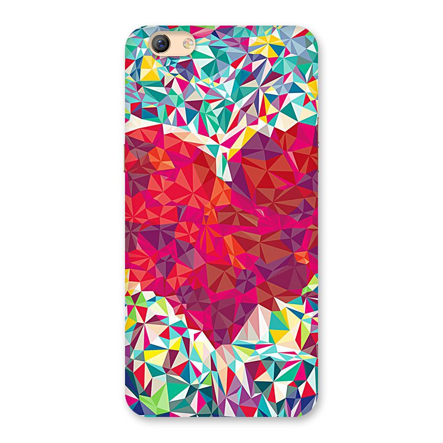Scrumbled Heart Back Case for Oppo F3 Plus
