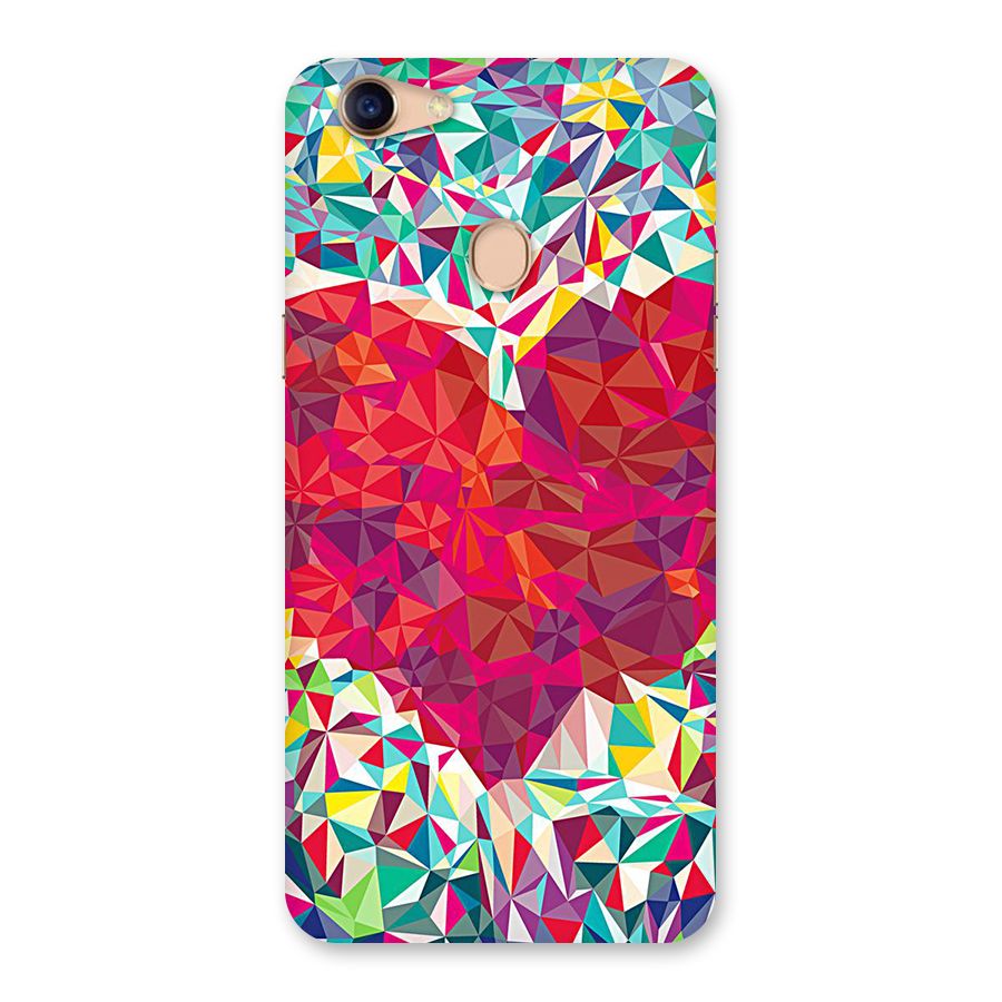 Scrumbled Heart Back Case for Oppo F5
