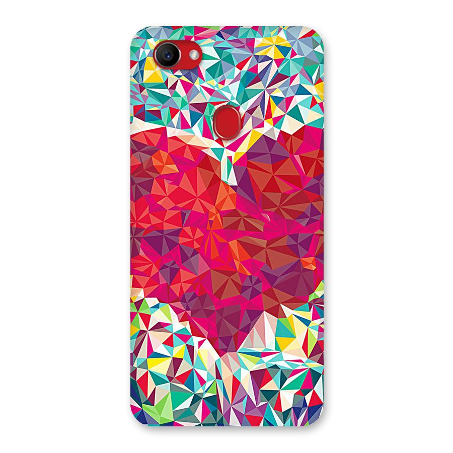 Scrumbled Heart Back Case for Oppo F7