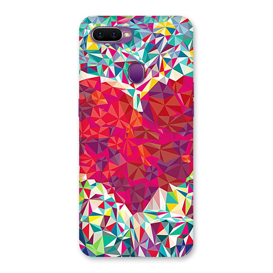 Scrumbled Heart Back Case for Oppo F9