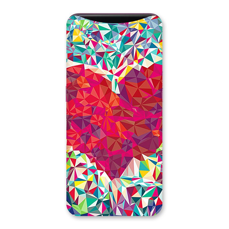 Scrumbled Heart Back Case for Oppo Find X