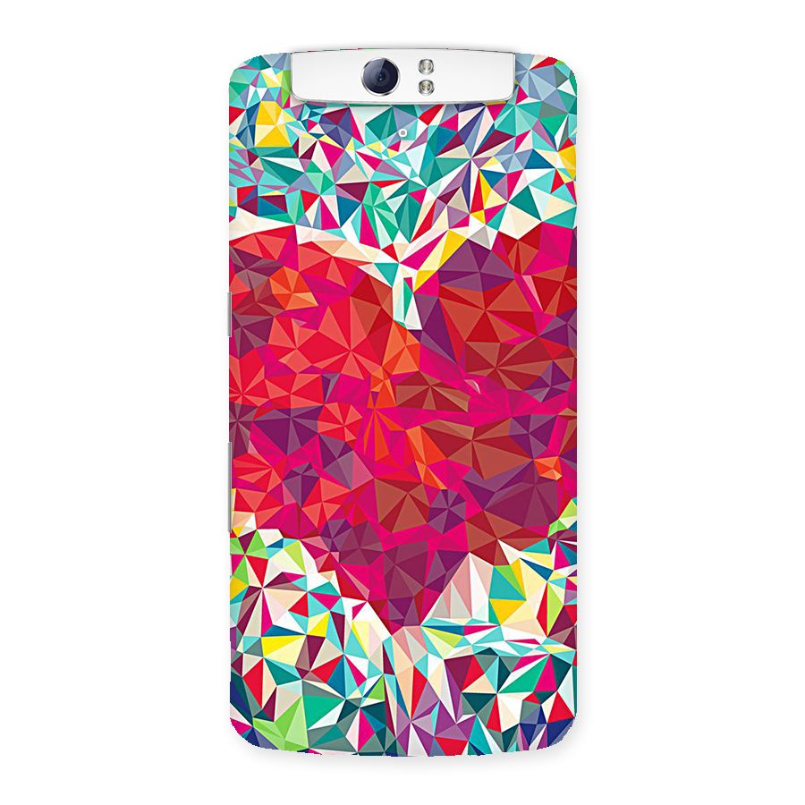 Scrumbled Heart Back Case for Oppo N1