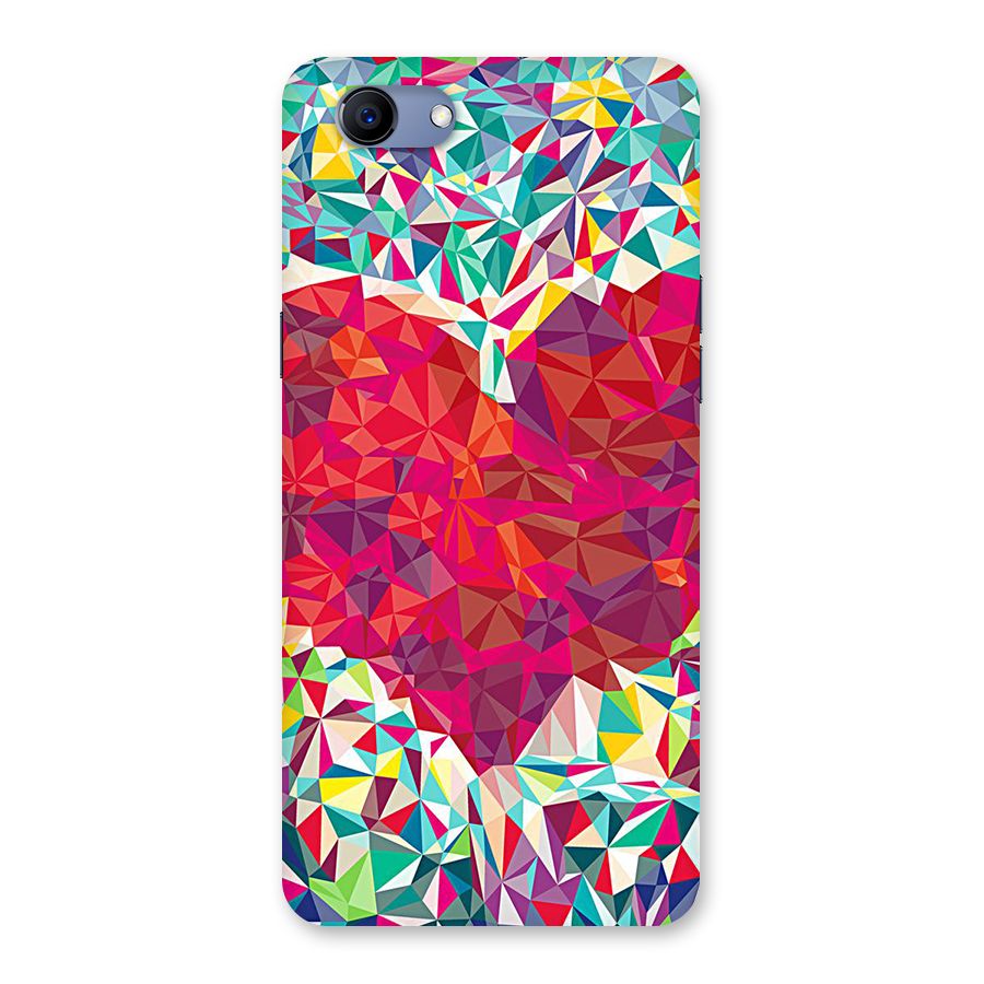 Scrumbled Heart Back Case for Oppo Realme 1