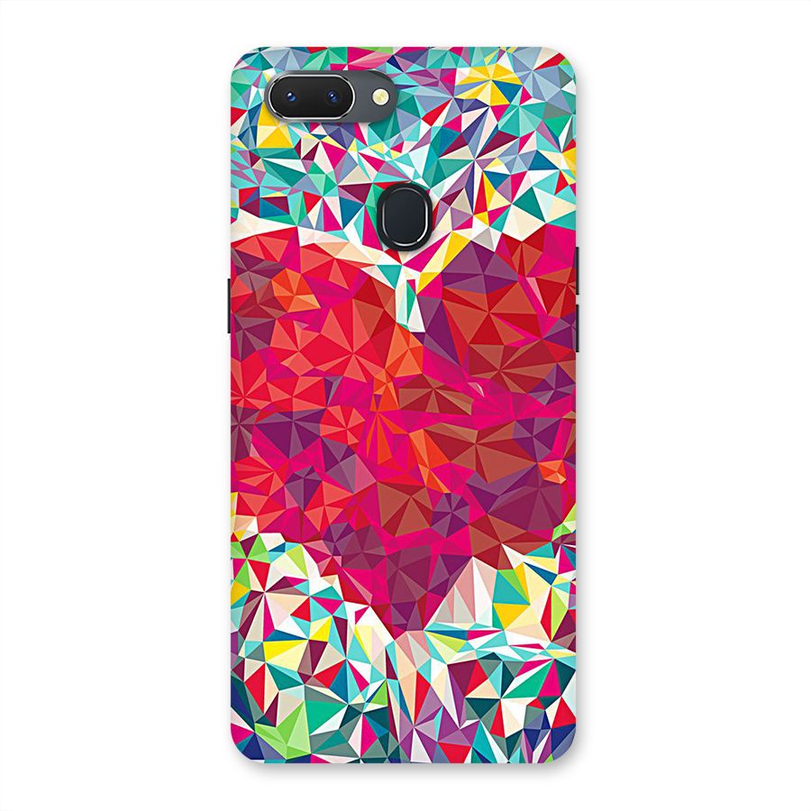 Scrumbled Heart Back Case for Oppo Realme 2