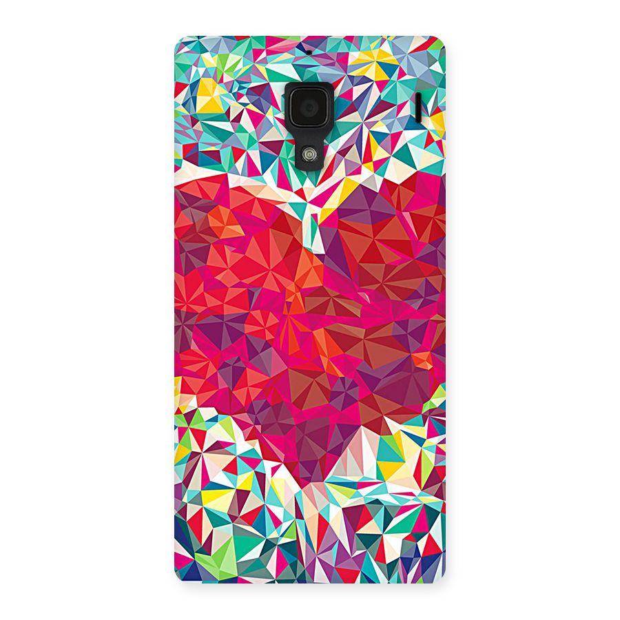 Scrumbled Heart Back Case for Redmi 1S