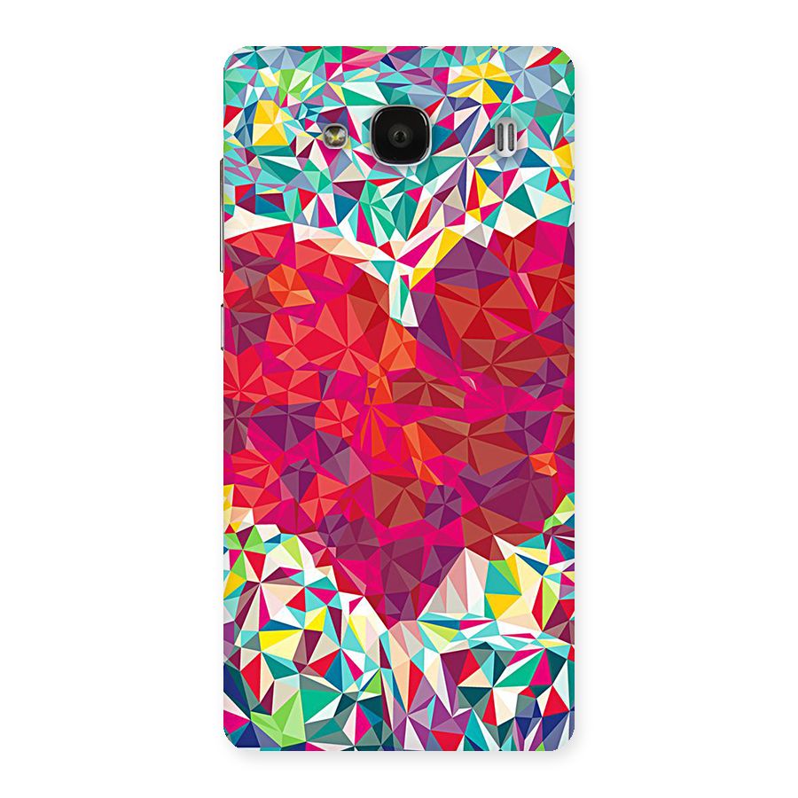 Scrumbled Heart Back Case for Redmi 2