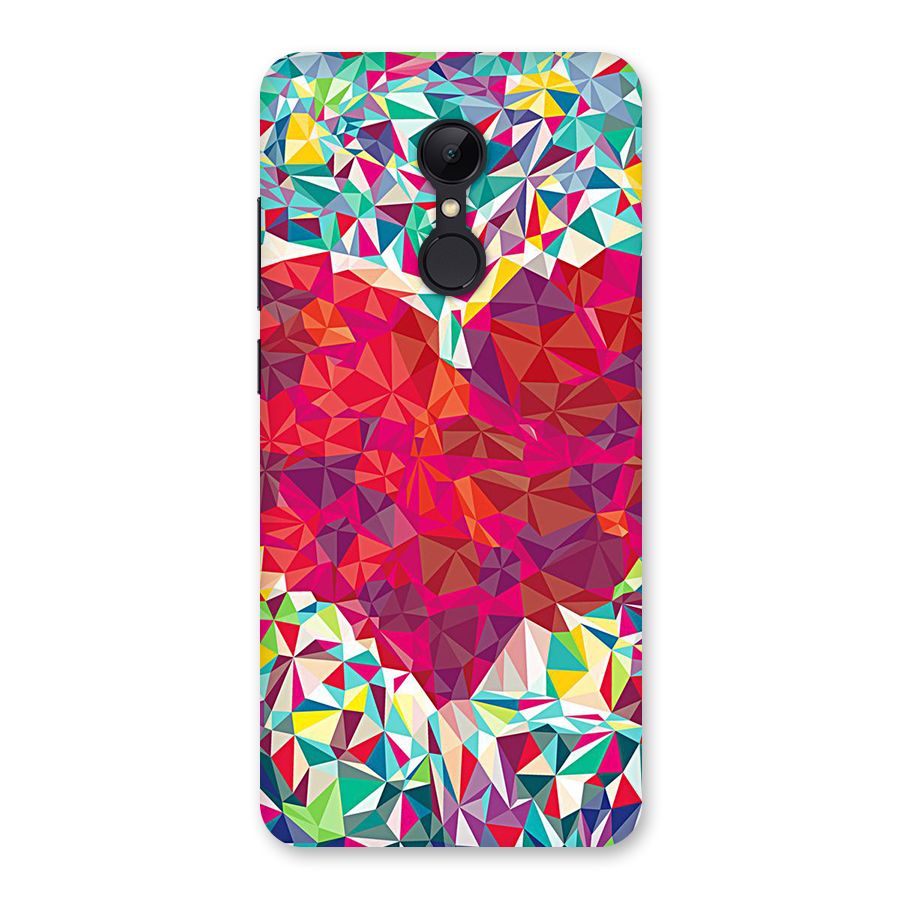 Scrumbled Heart Back Case for Redmi 5