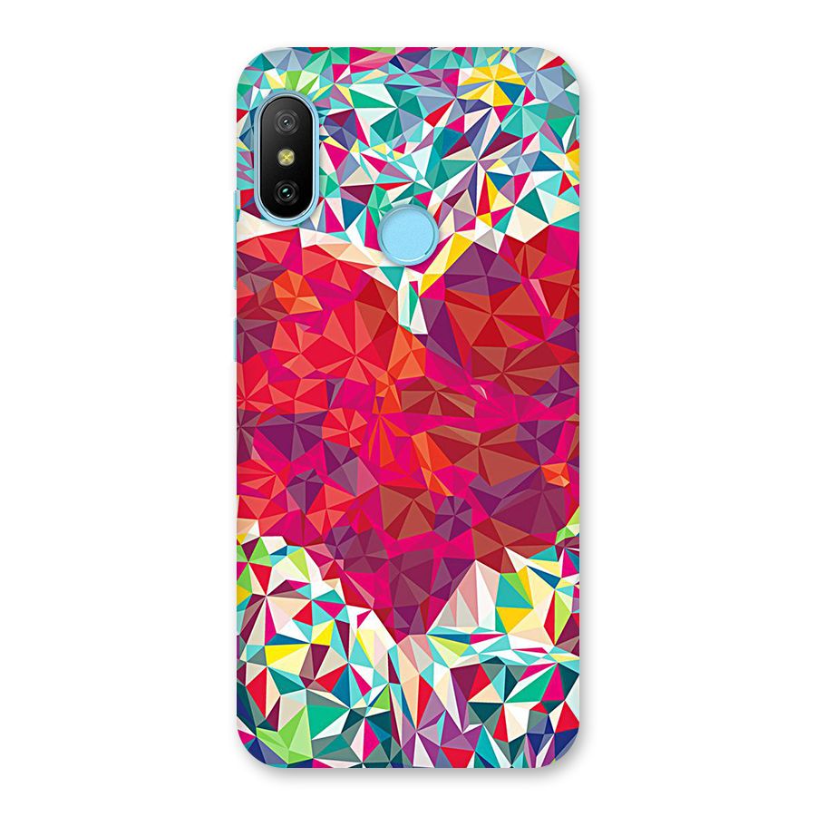 Scrumbled Heart Back Case for Redmi 6 Pro