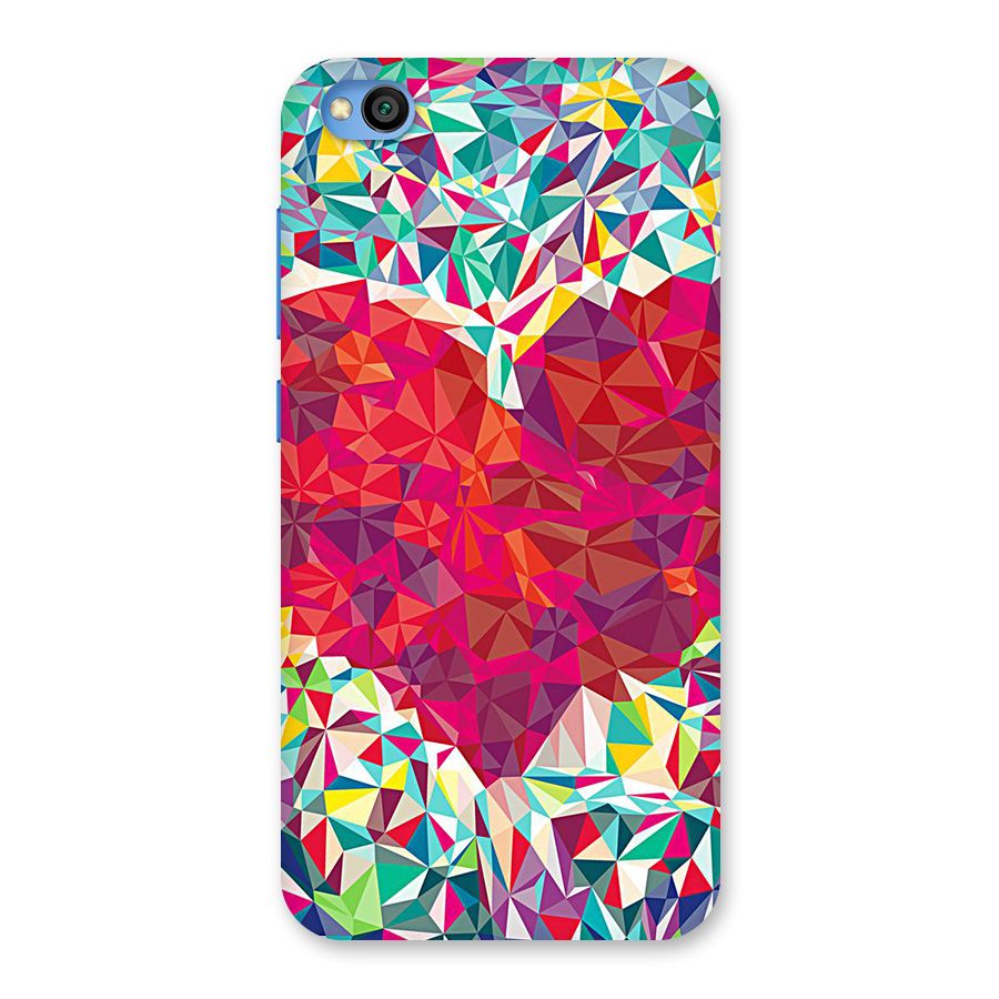 Scrumbled Heart Back Case for Redmi Go