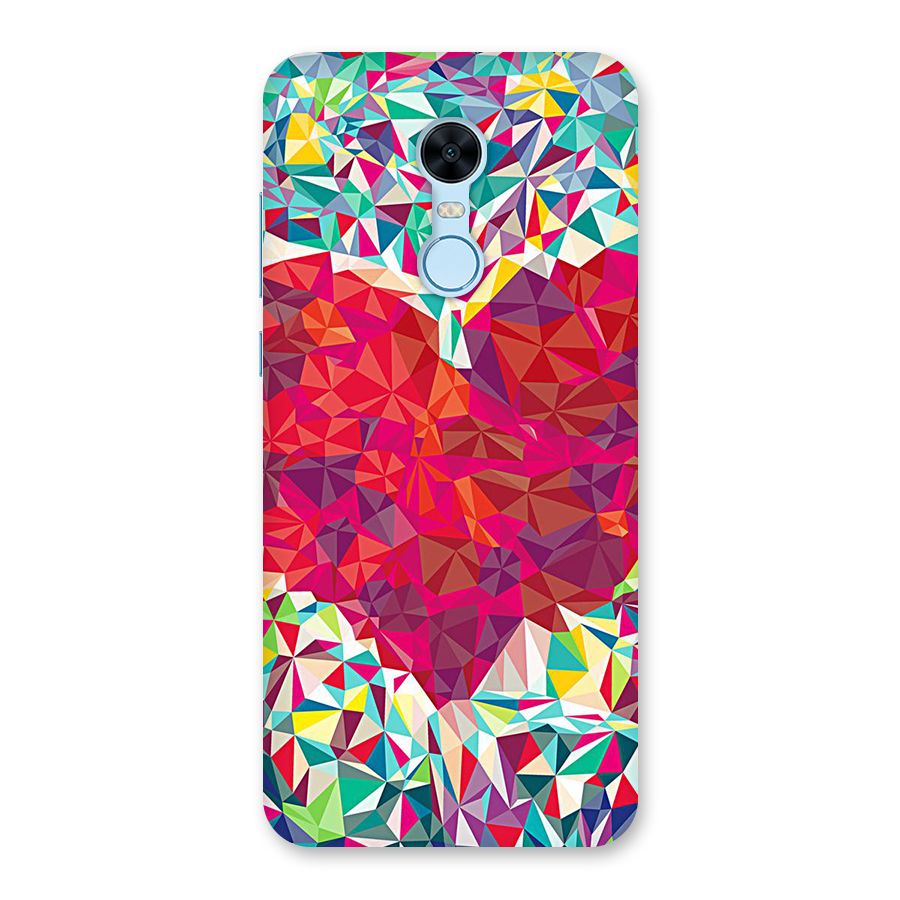 Scrumbled Heart Back Case for Redmi Note 5