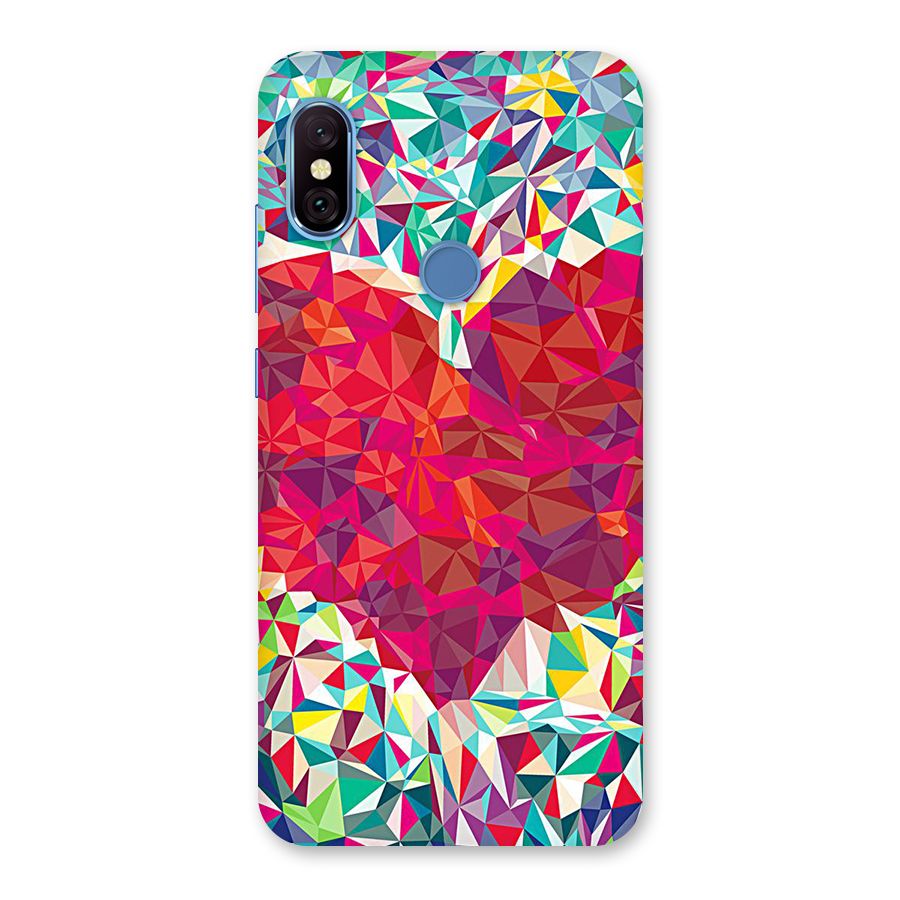 Scrumbled Heart Back Case for Redmi Note 6 Pro