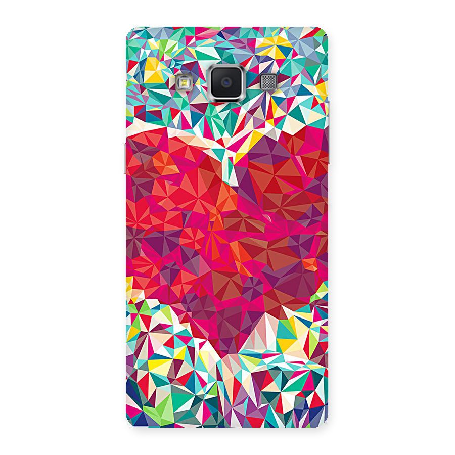 Scrumbled Heart Back Case for Samsung Galaxy A5