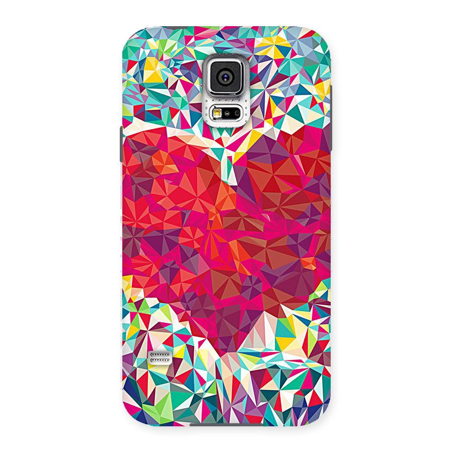Scrumbled Heart Back Case for Samsung Galaxy S5