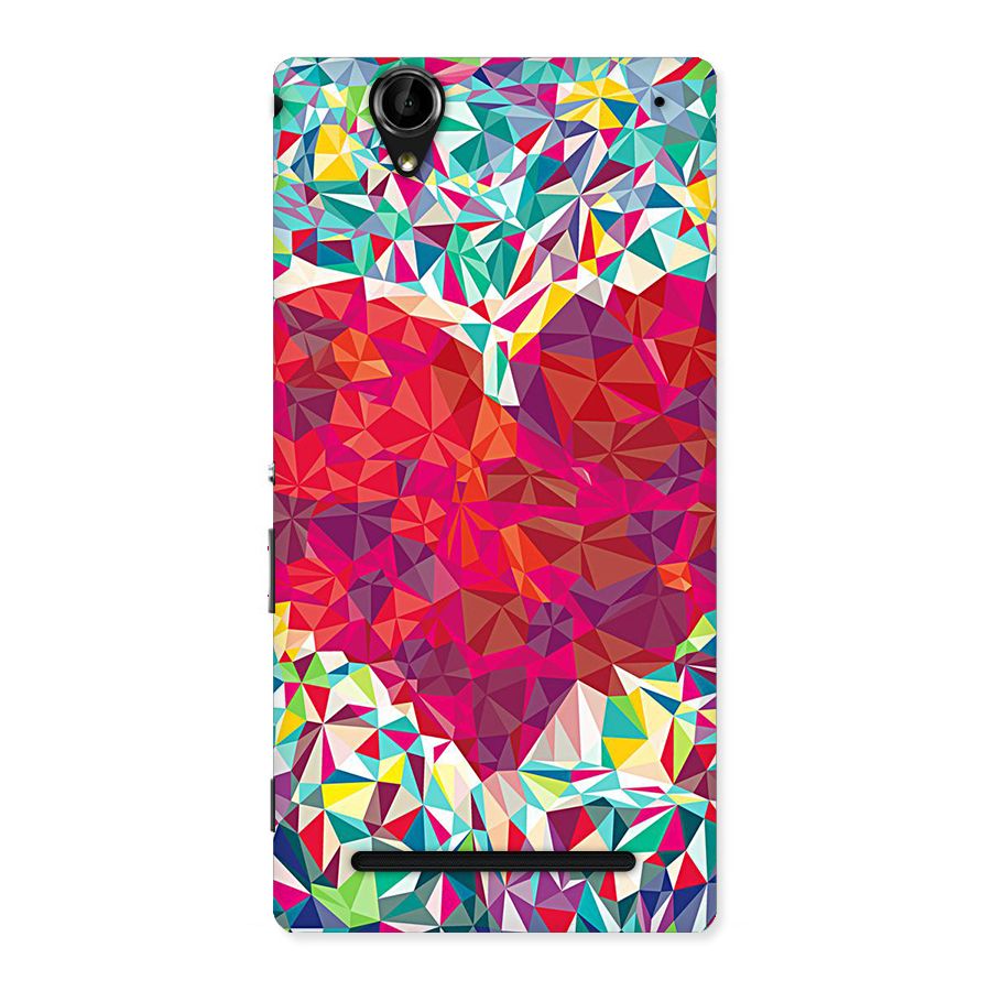 Scrumbled Heart Back Case for Sony Xperia T2