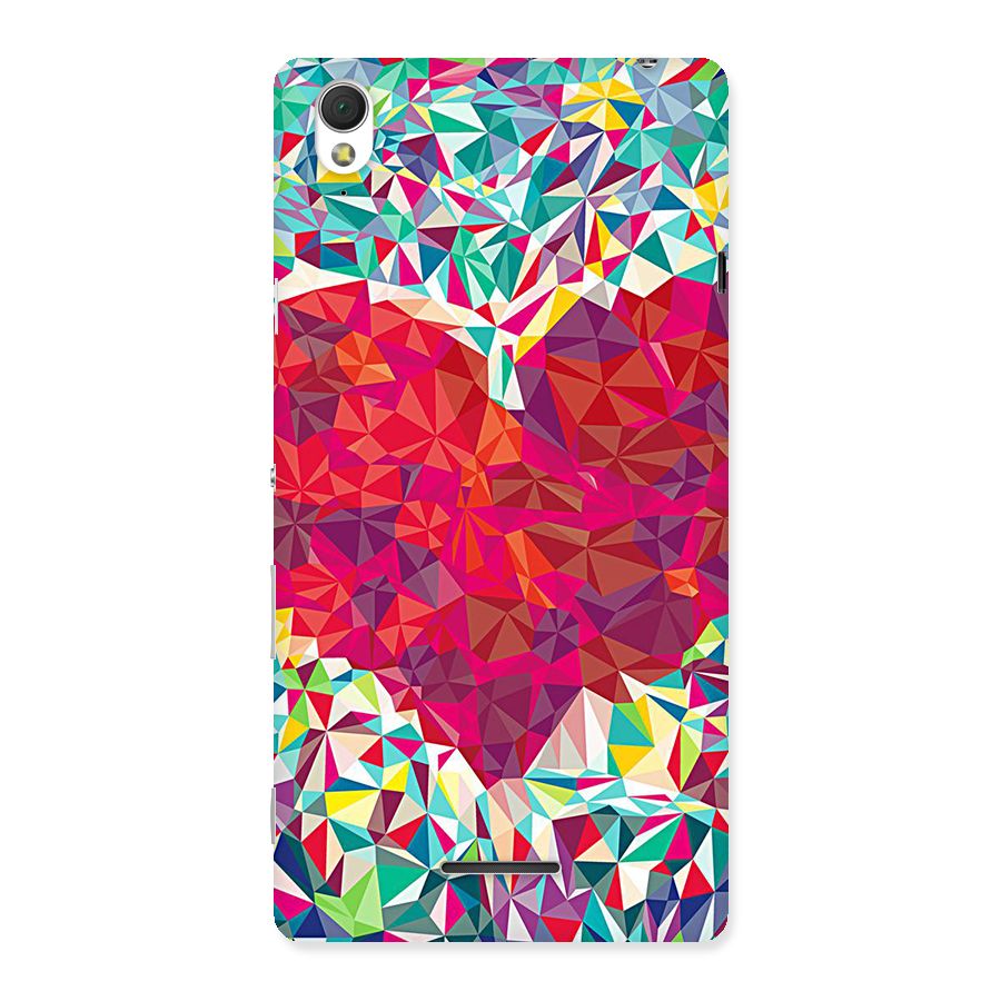 Scrumbled Heart Back Case for Sony Xperia T3