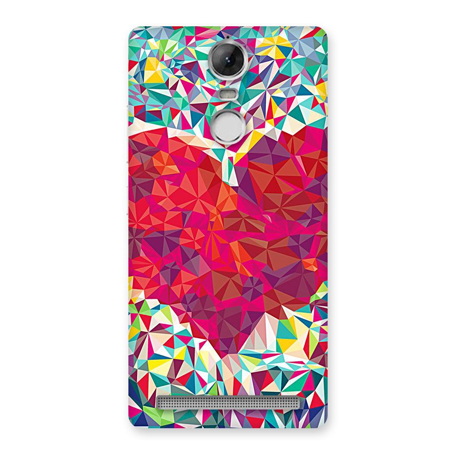 Scrumbled Heart Back Case for Vibe K5 Note