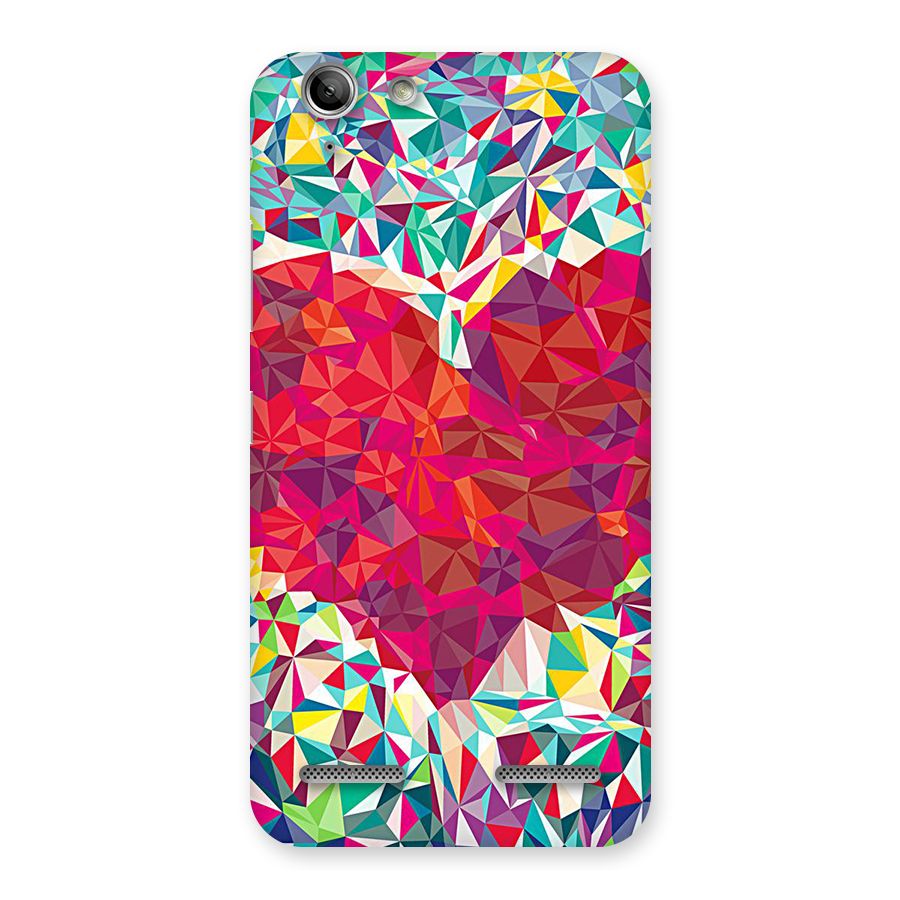 Scrumbled Heart Back Case for Vibe K5 Plus