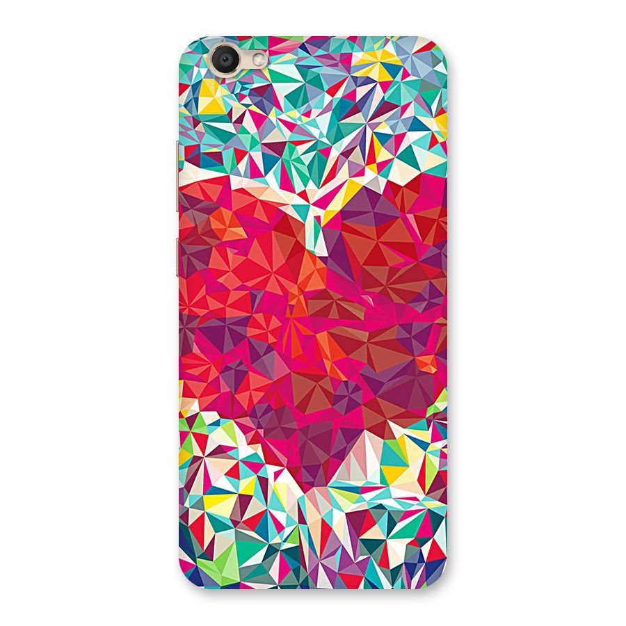 Scrumbled Heart Back Case for Vivo V5