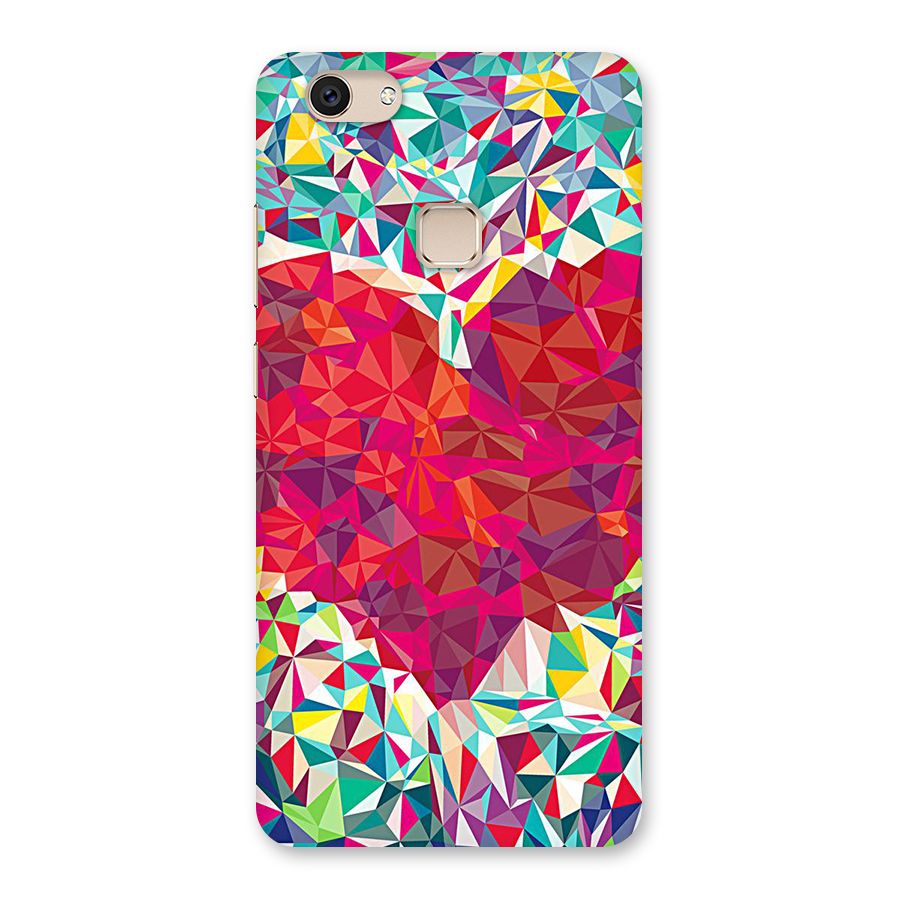 Scrumbled Heart Back Case for Vivo V7