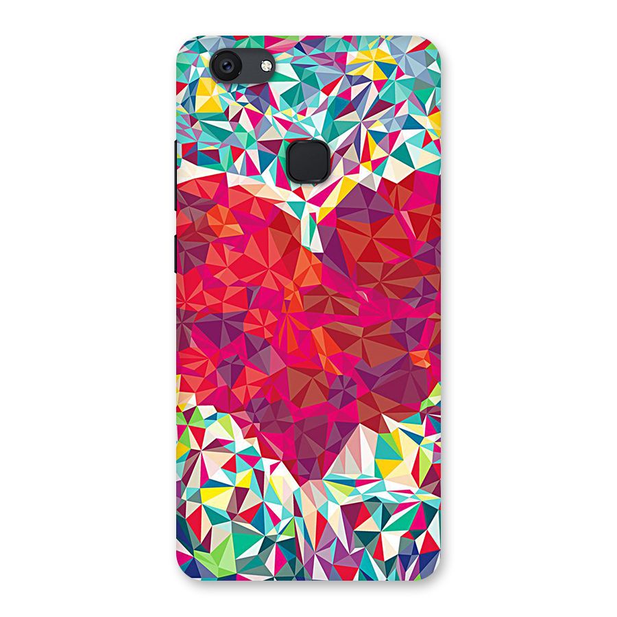 Scrumbled Heart Back Case for Vivo V7 Plus