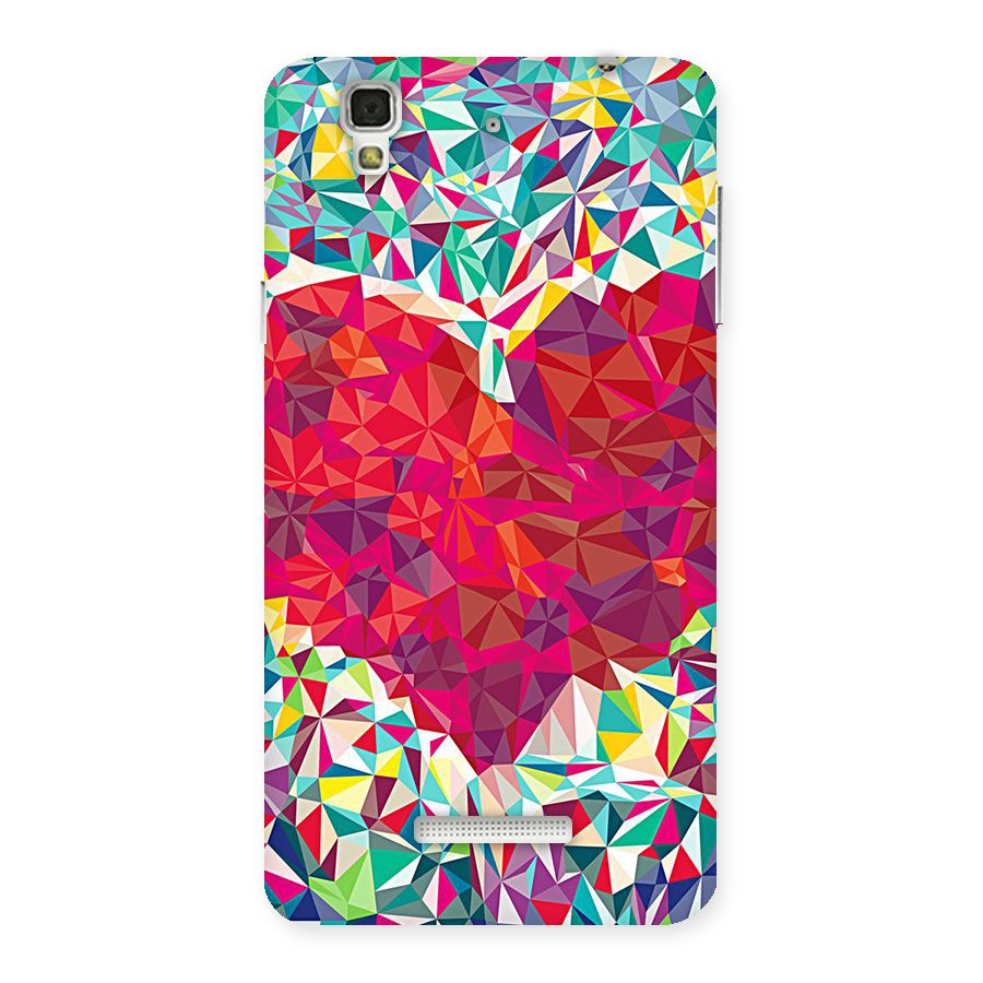 Scrumbled Heart Back Case for YU Yureka Plus