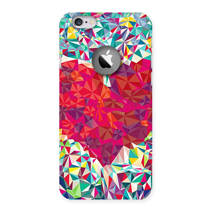 Scrumbled Heart Back Case for iPhone 6 Logo Cut