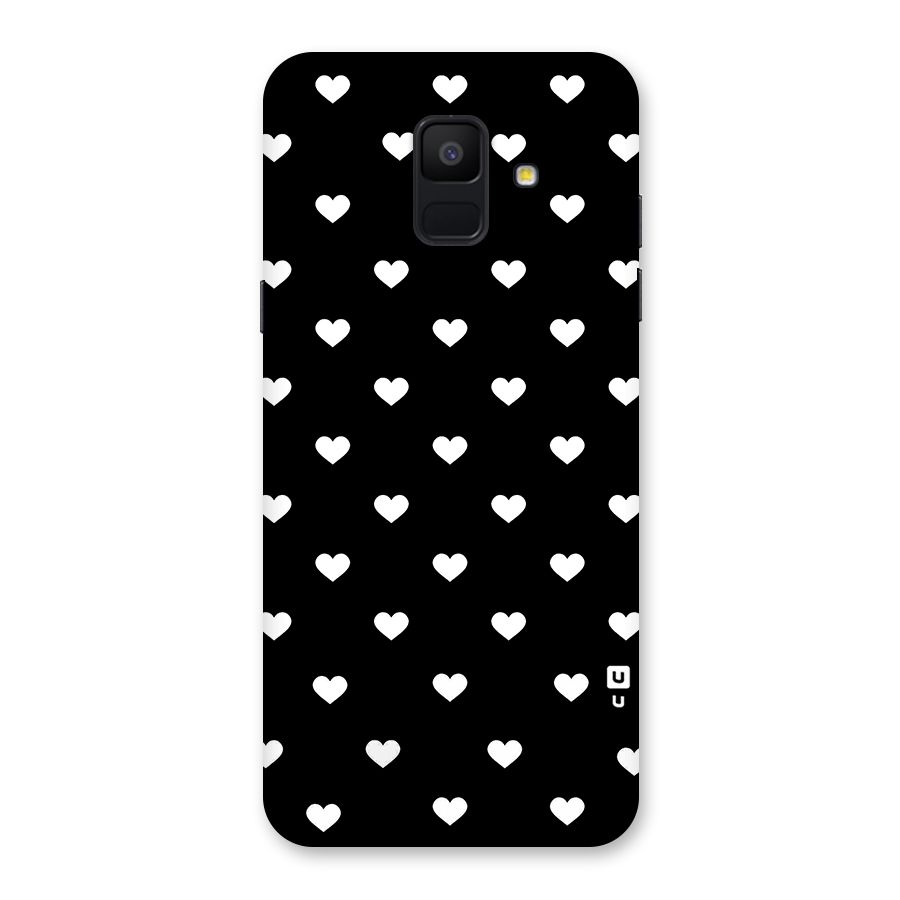 Seamless Hearts Pattern Back Case for Galaxy A6 (2018)