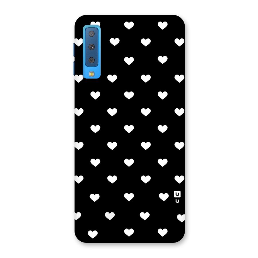 Seamless Hearts Pattern Back Case for Galaxy A7 (2018)