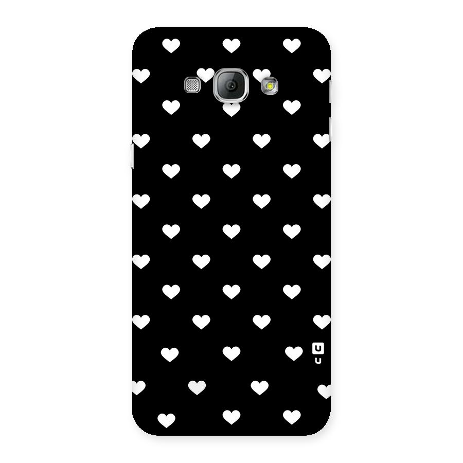 Seamless Hearts Pattern Back Case for Galaxy A8