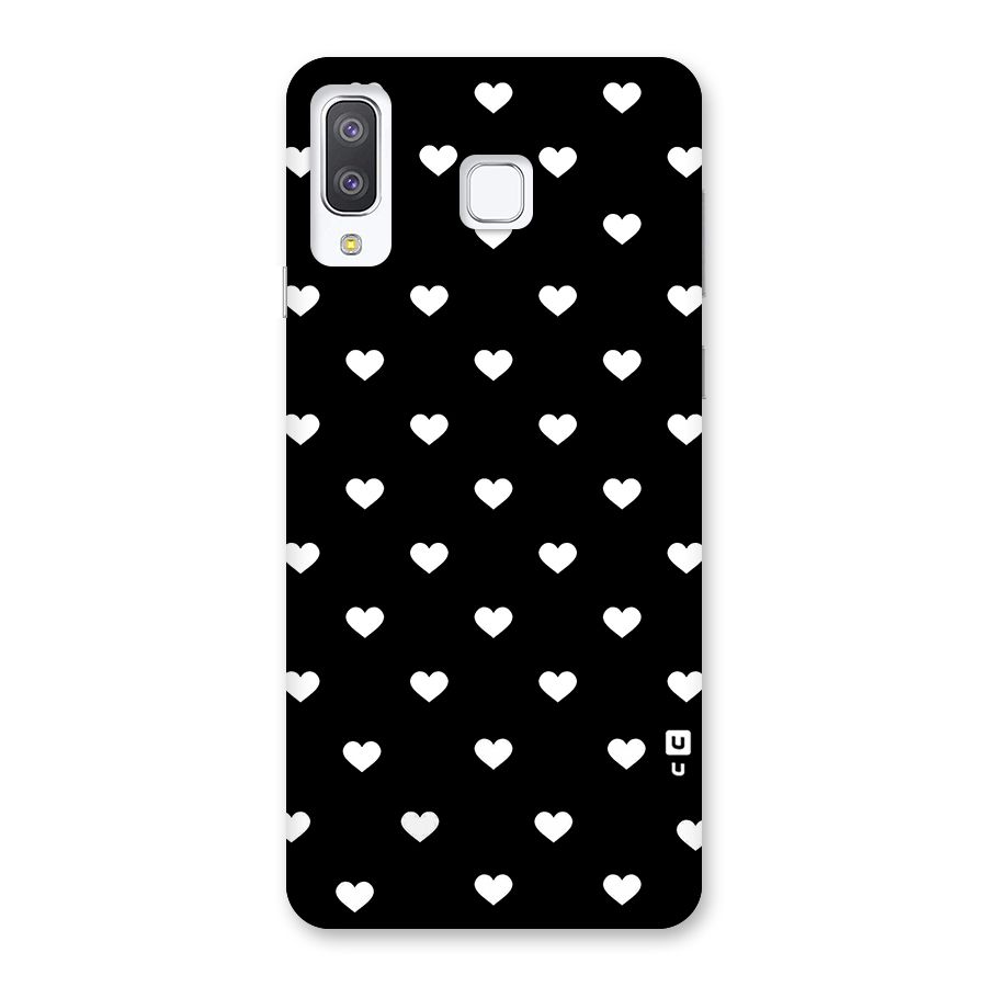 Seamless Hearts Pattern Back Case for Galaxy A8 Star