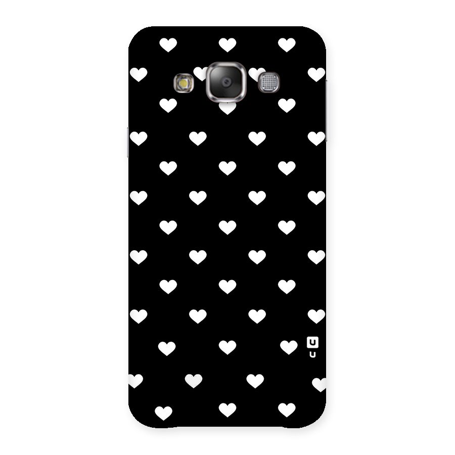 Seamless Hearts Pattern Back Case for Galaxy E7