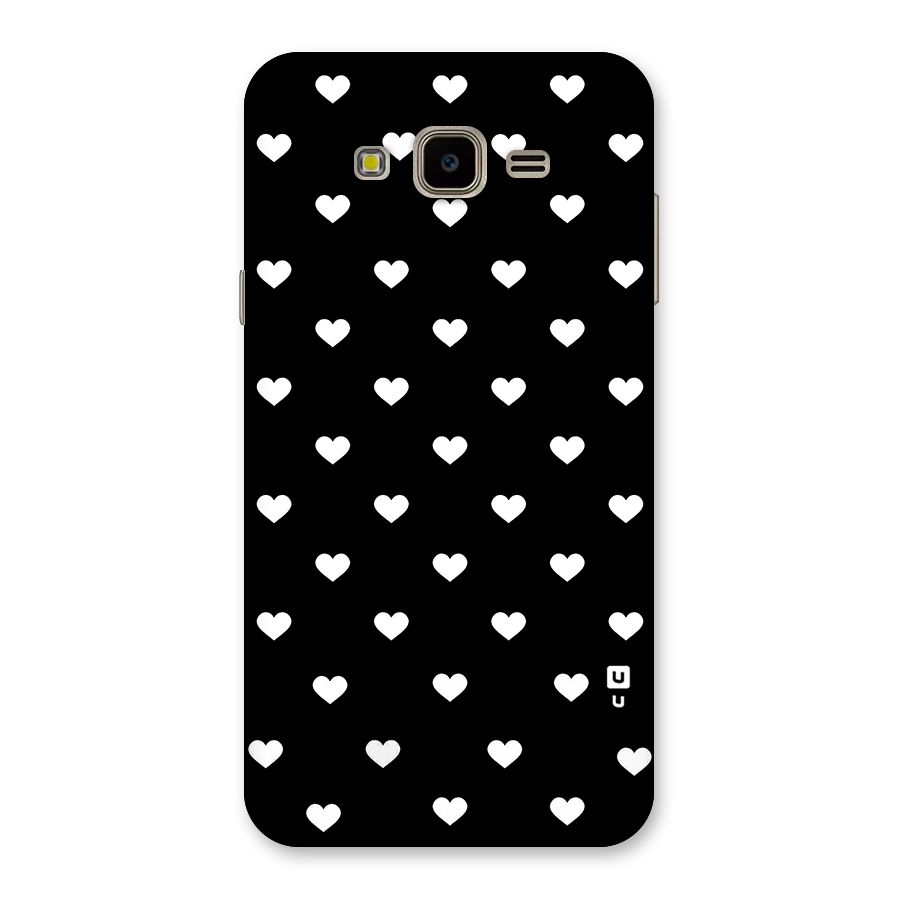 Seamless Hearts Pattern Back Case for Galaxy J7 Nxt
