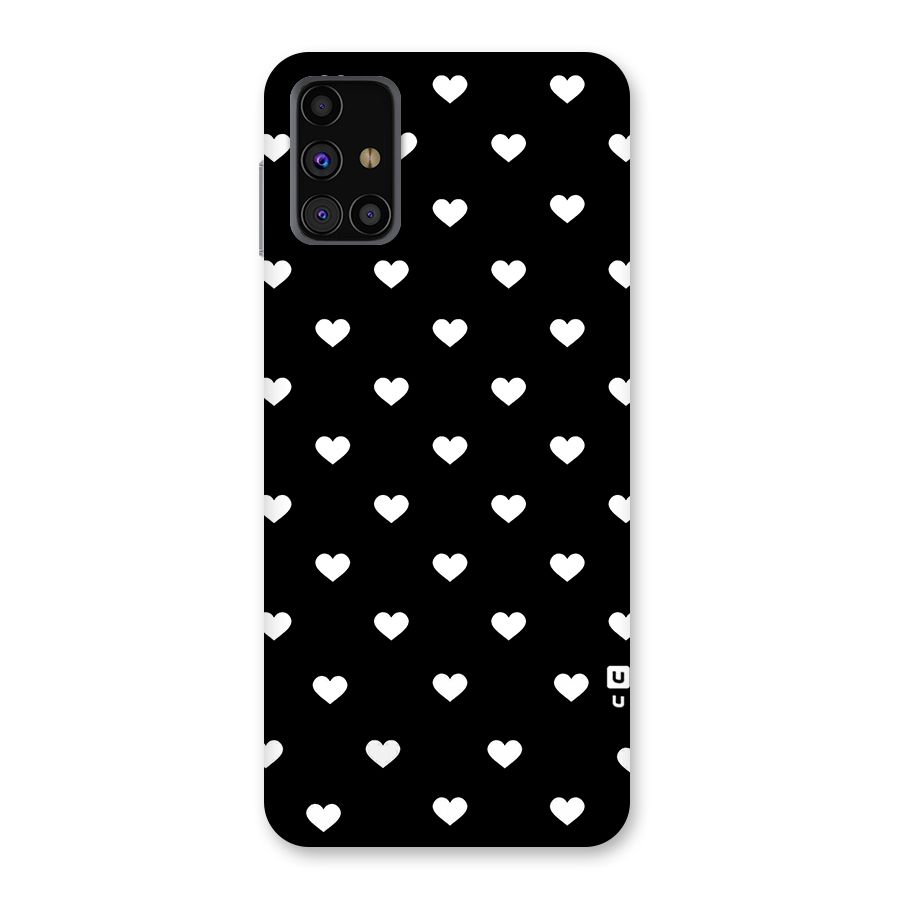 Seamless Hearts Pattern Back Case for Galaxy M31s