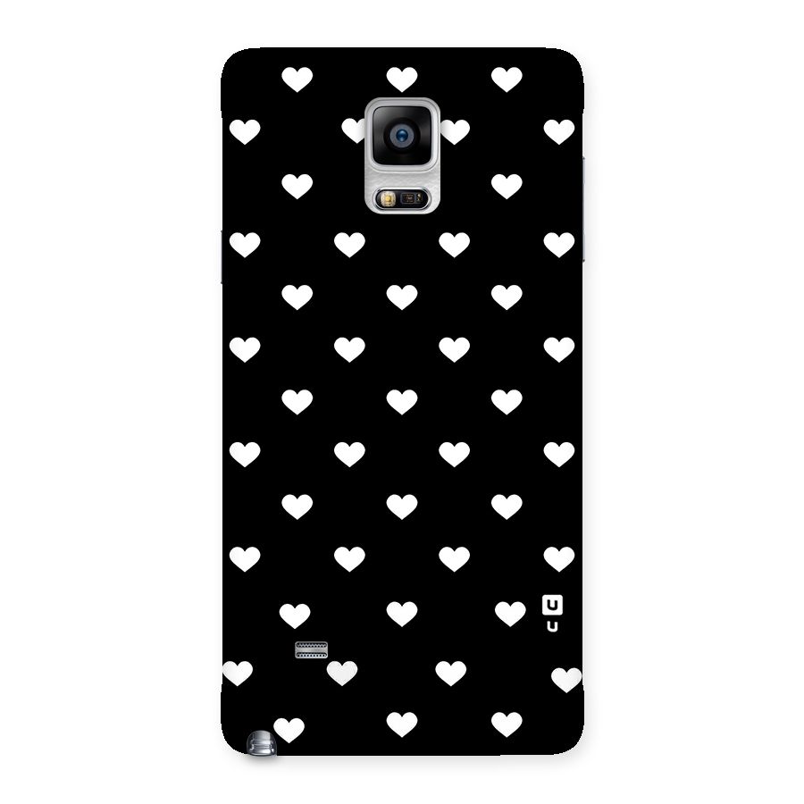 Seamless Hearts Pattern Back Case for Galaxy Note 4