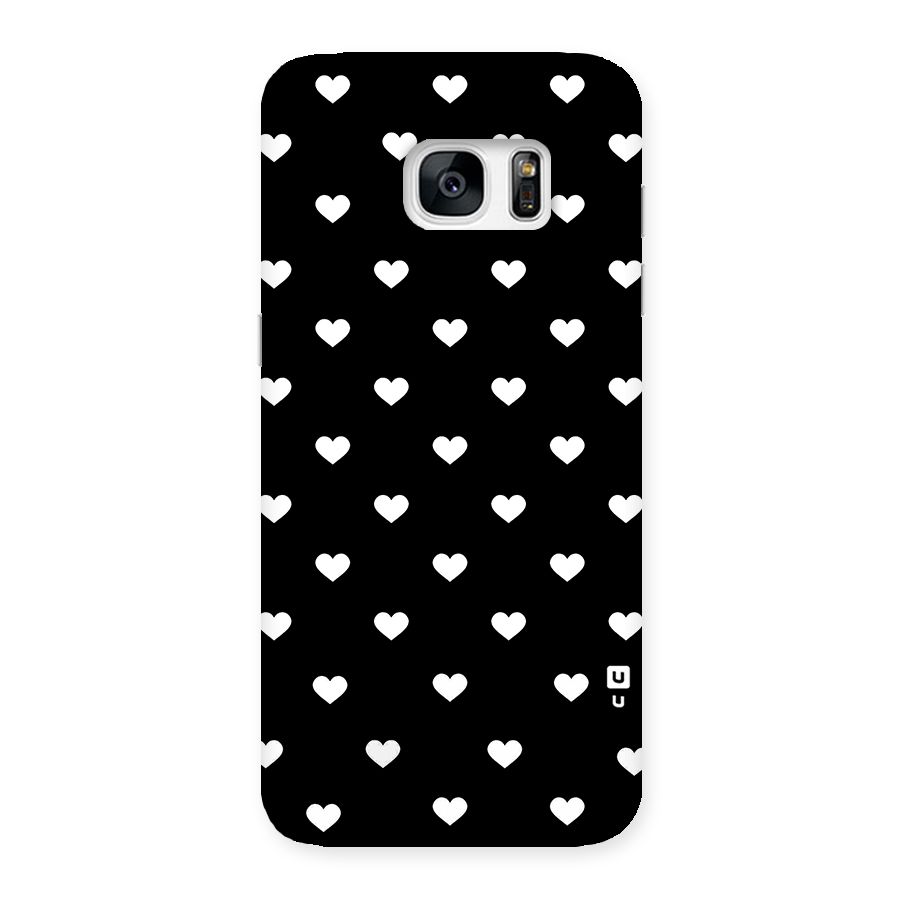 Seamless Hearts Pattern Back Case for Galaxy S7 Edge