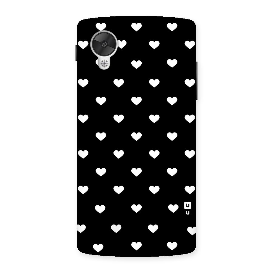 Seamless Hearts Pattern Back Case for Google Nexsus 5